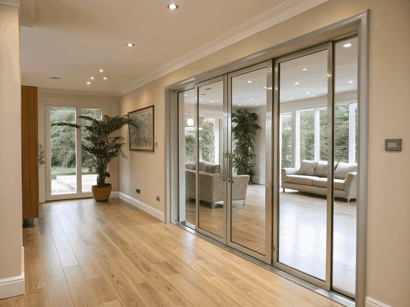 Installation de porte patio sur mesure au design moderne