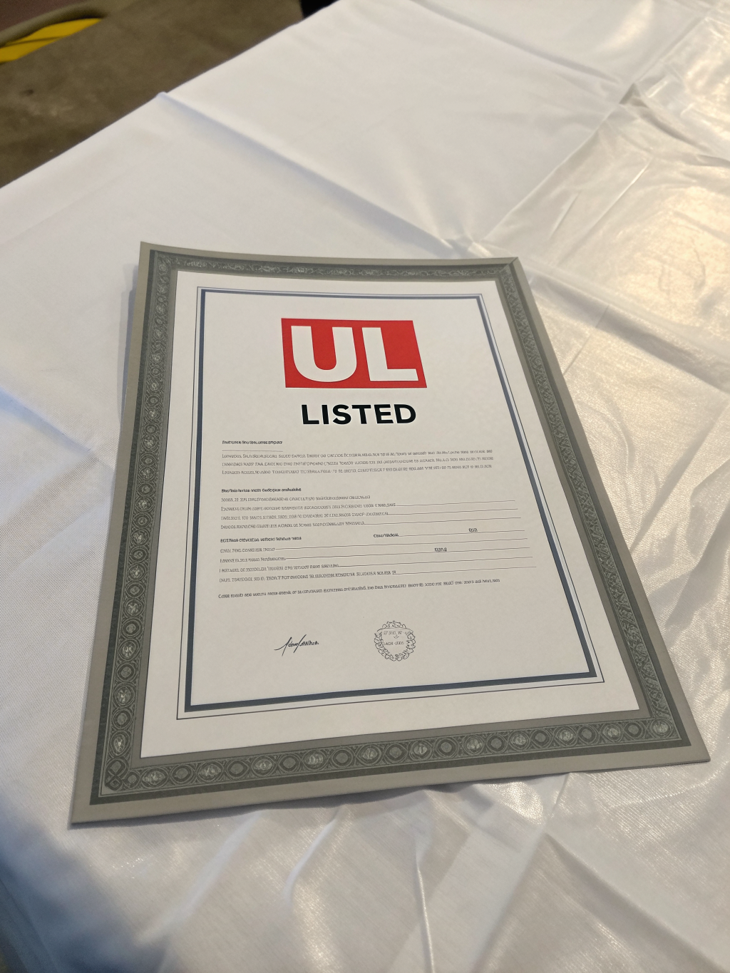 Certification ULC pour composants de porte